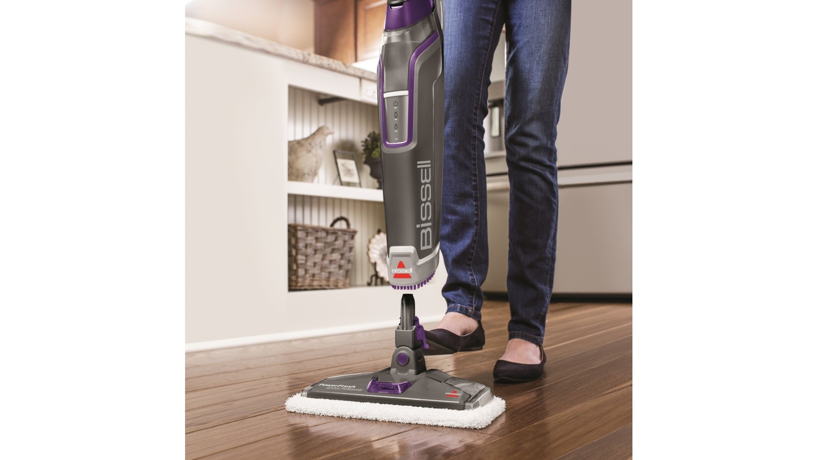 Bissell PowerFresh Sanitiser Professional Steam Mop Harvey Norman