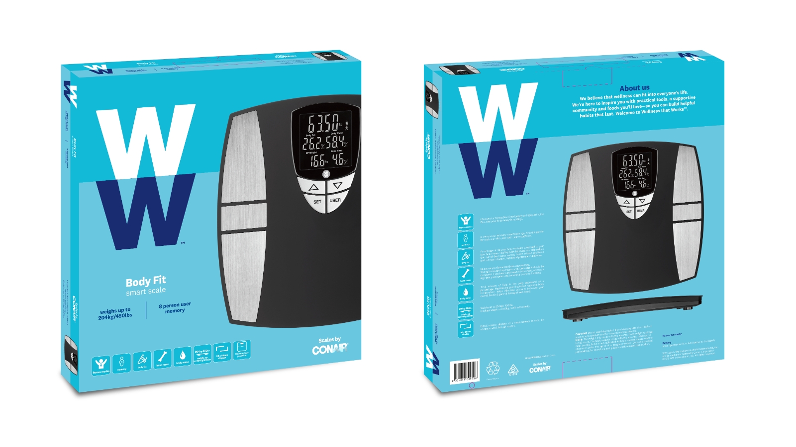 Watchers Body Fit Smart Ww800a Body Fit Ww Smart Scale Weight