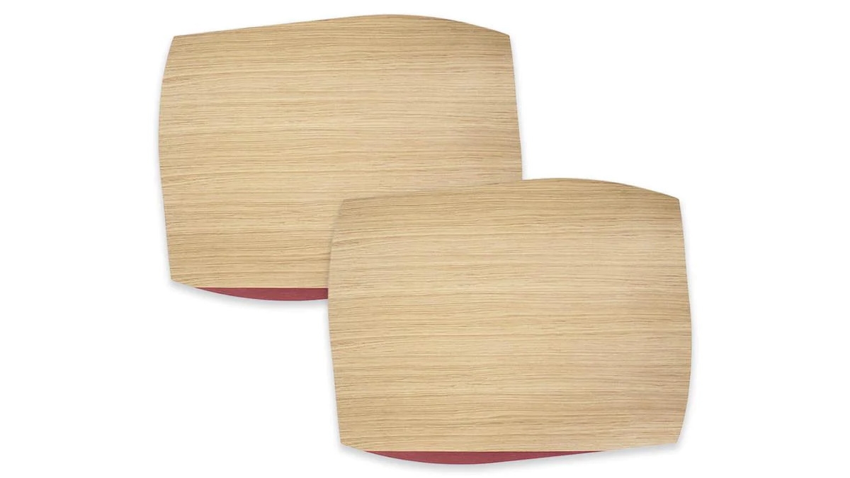 Lignis Portofino Brick Red Set of 2 Large Table Mat Harvey Norman