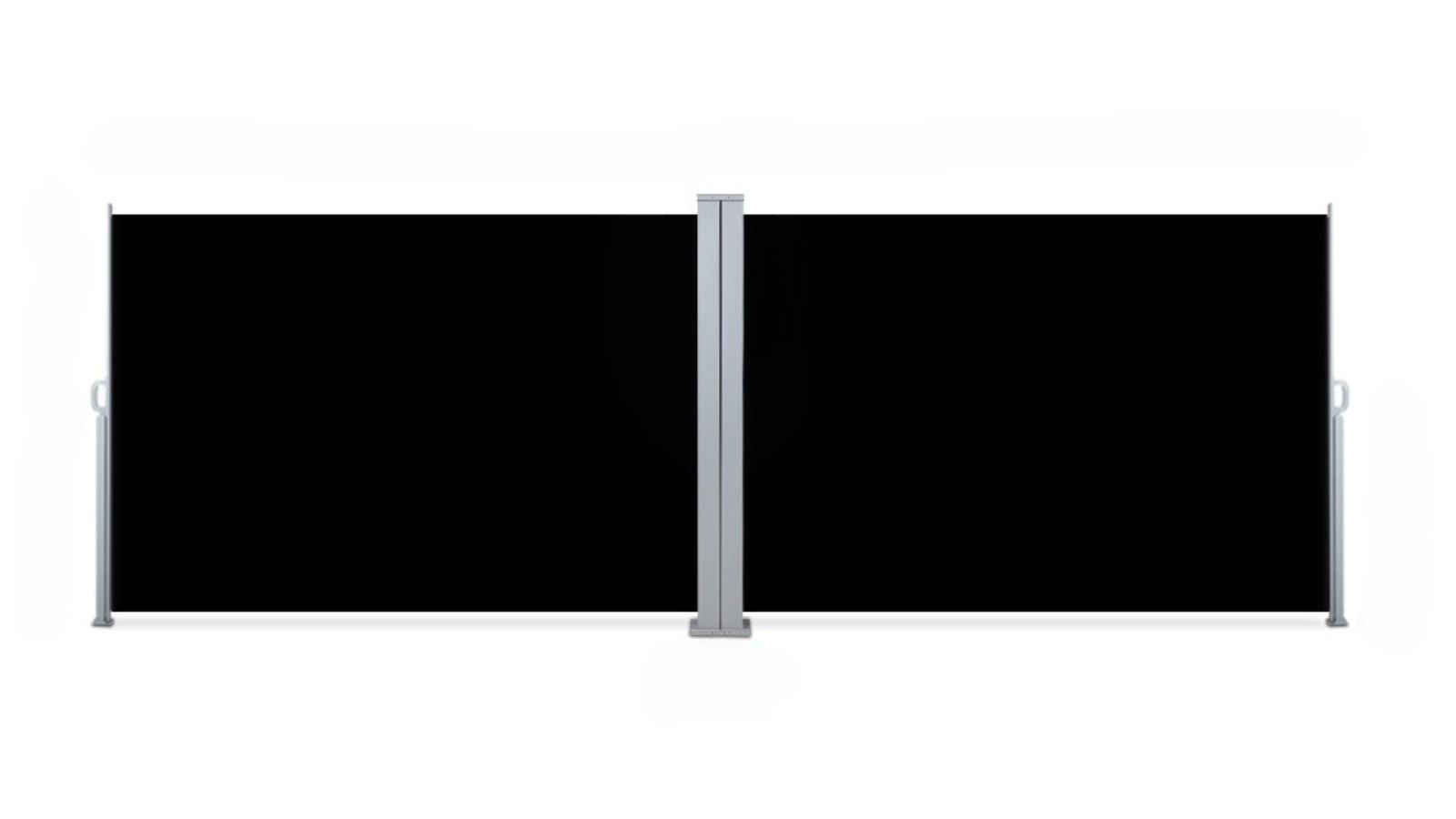 Instahut Black Outdoor Blinds Awning - 2 x 6 Metre