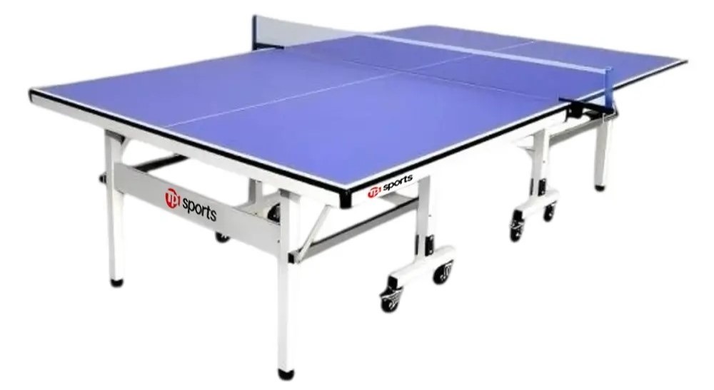 TopOne Sports 1.6cm MDF Top Steel Leg Indoor Tennis Ping-pong Table with Accessories Package - Blue
