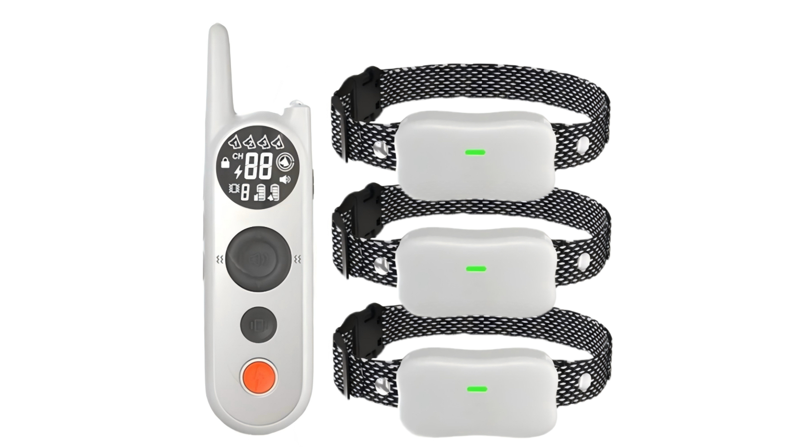 Houndware BoundWise Pro 2-in-1 Wireless 3 Dog Fence and Training Kit