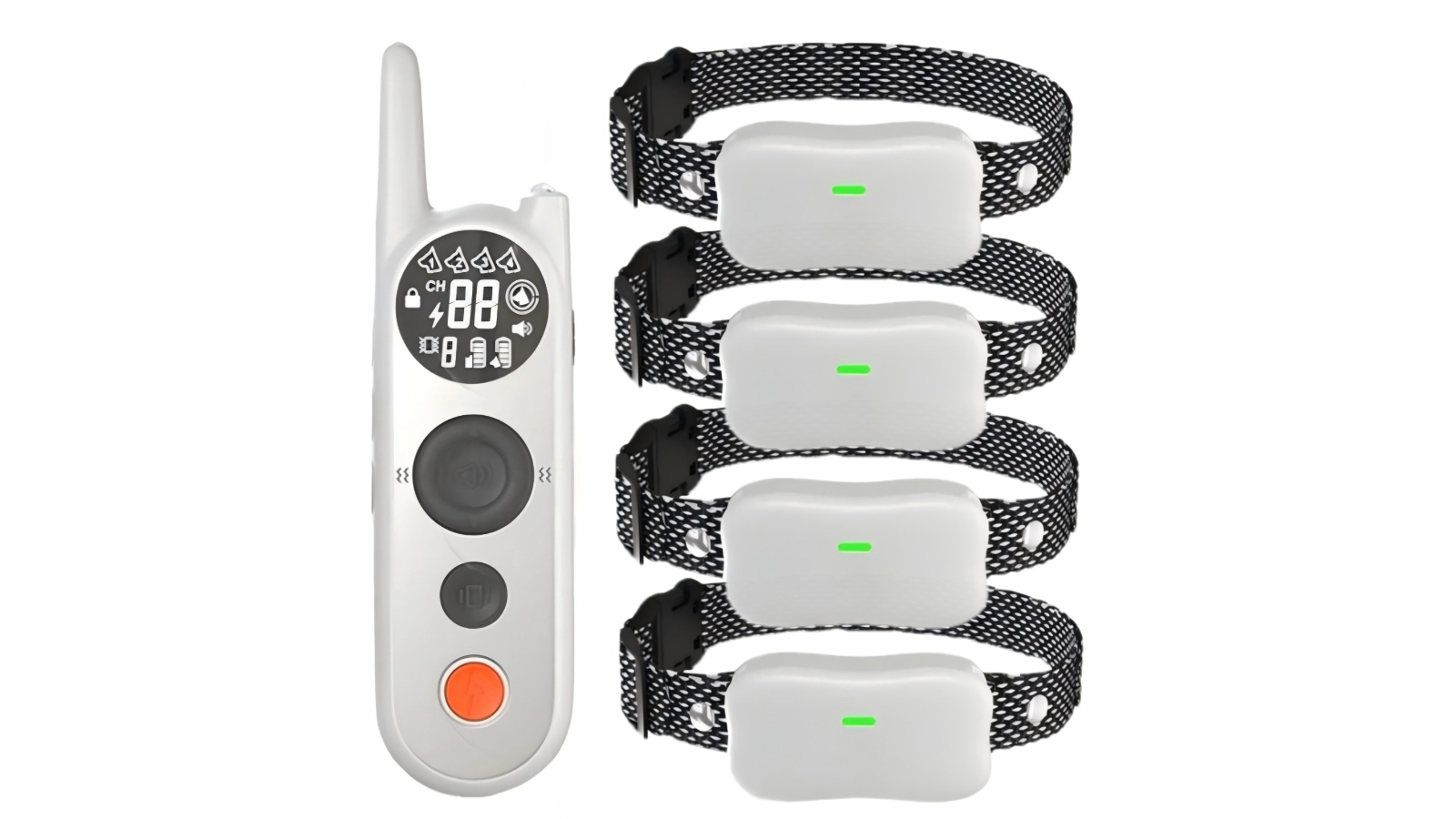 Houndware BoundWise Pro 2-in-1 Wireless 4 Dog Fence and Training Kit