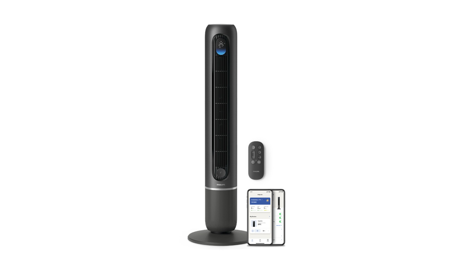 Philips 7000 Series Smart Tower Fan - Dark Grey