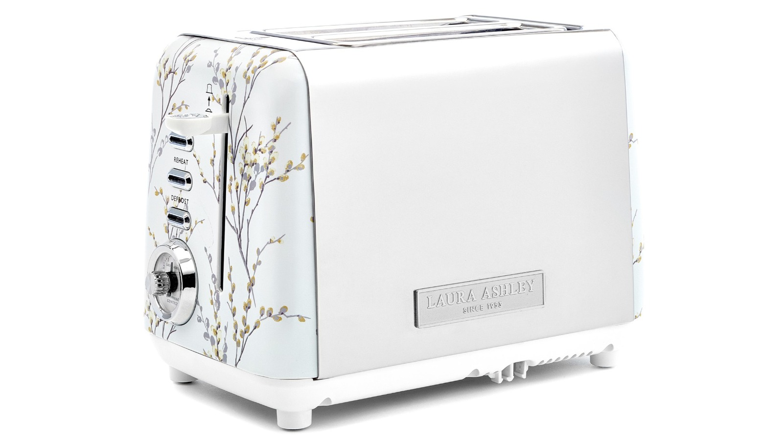 Laura Ashley 2 Slice Toaster - Willow White