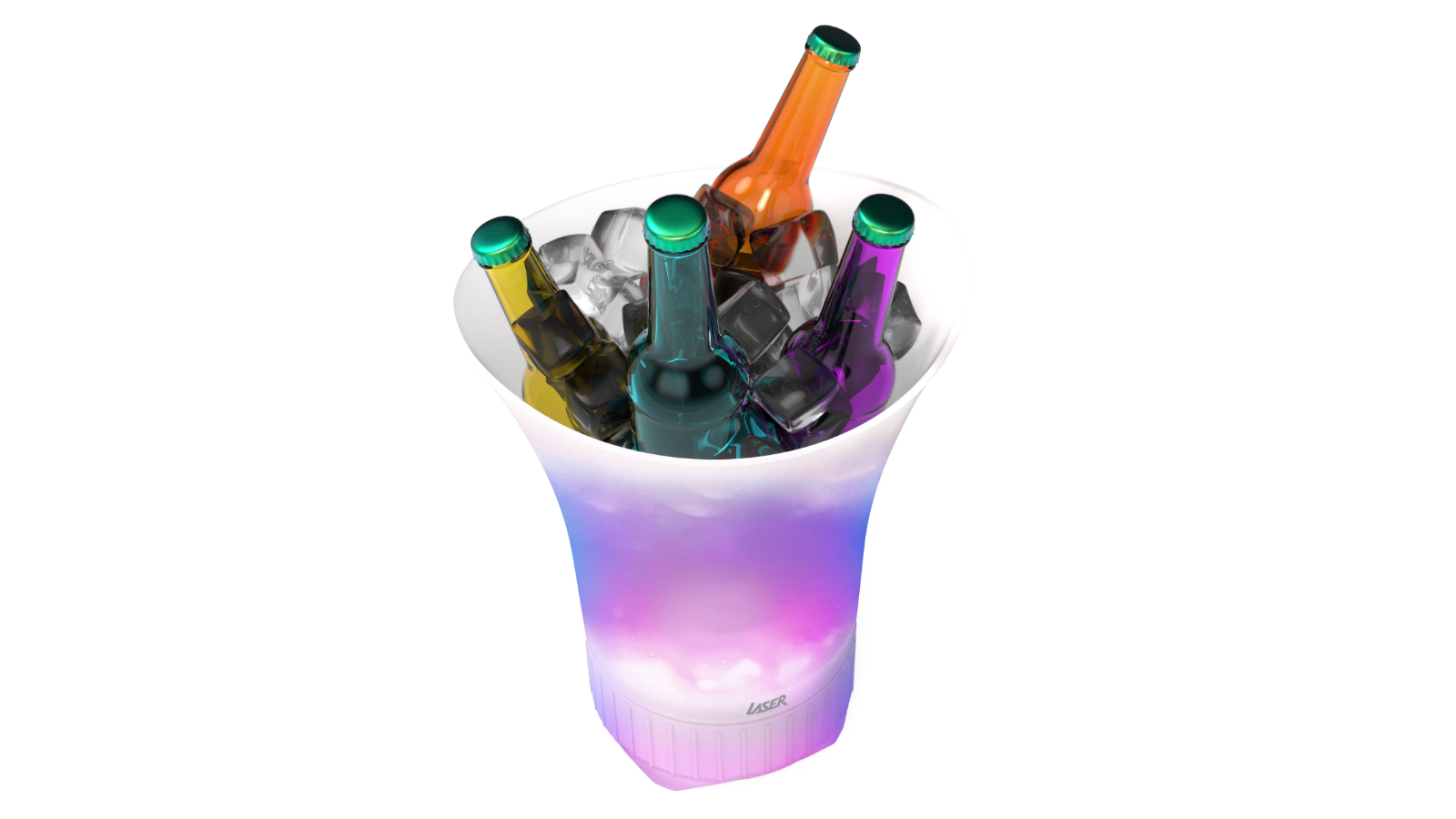 Laser Ice Bucket Speaker with LED Light Show