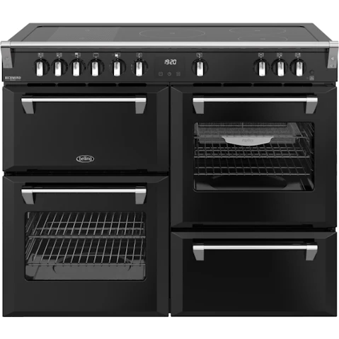 Belling 110cm Richmond Deluxe 5 Zone Induction Range Cooker - Black