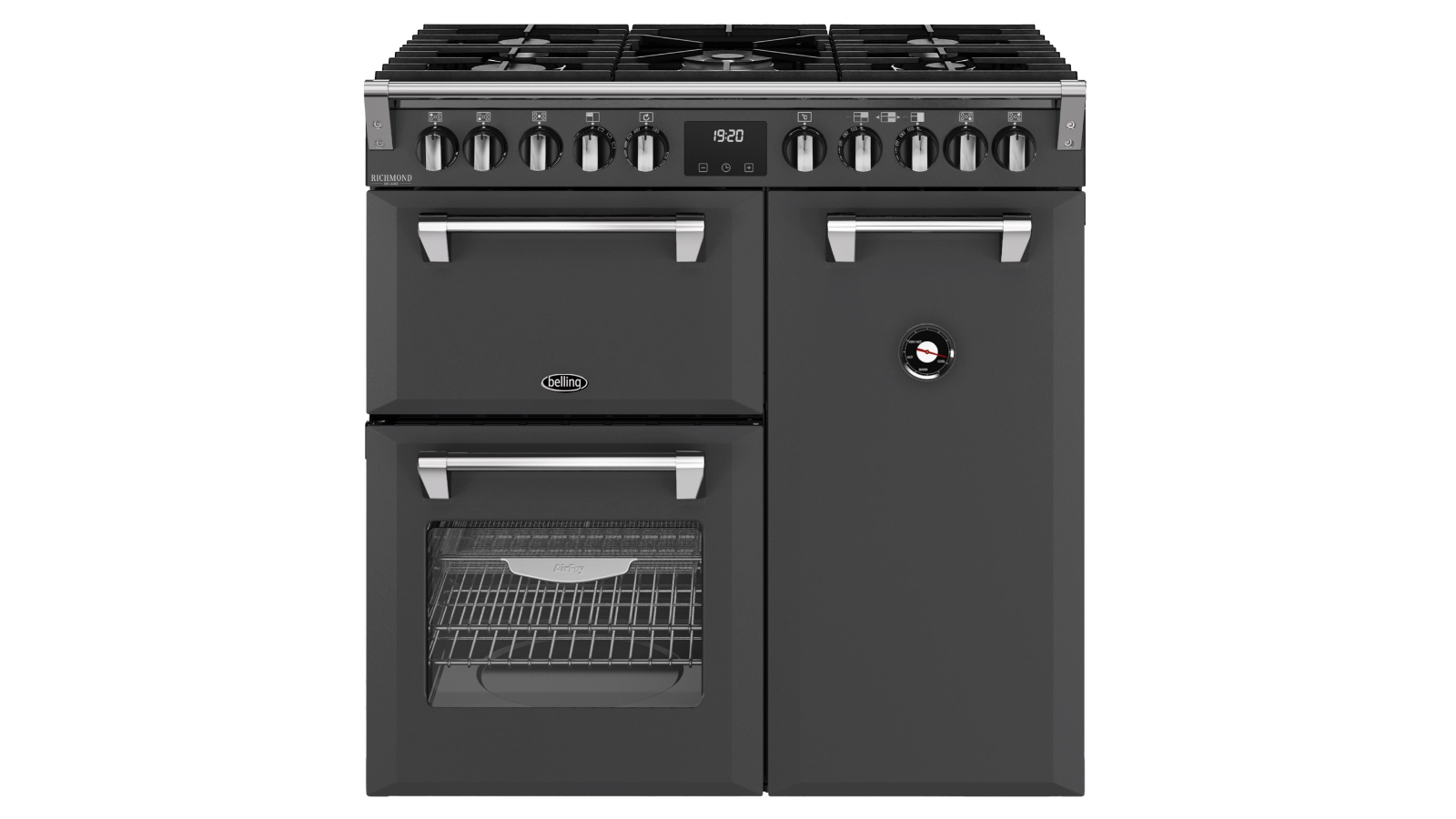 Belling 90cm Richmond Deluxe Dual Fuel Range Cooker - Anthracite
