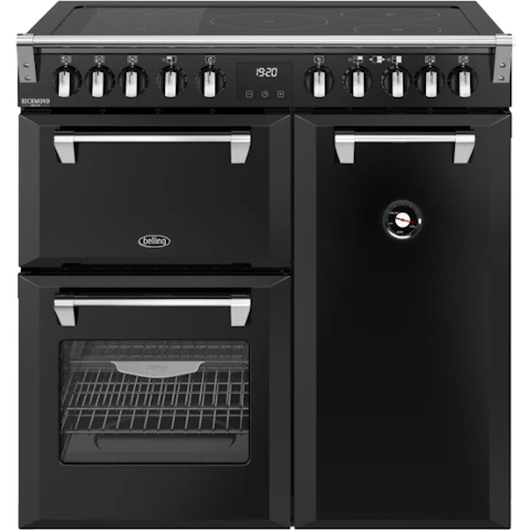 Belling 90cm Richmond Deluxe 5 Zone Induction Range Cooker - Black