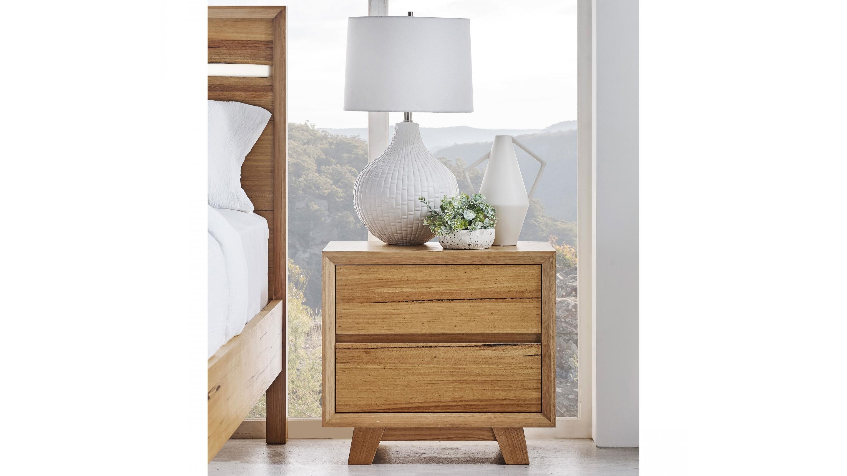 Atoka 2-Drawer Bedside Table