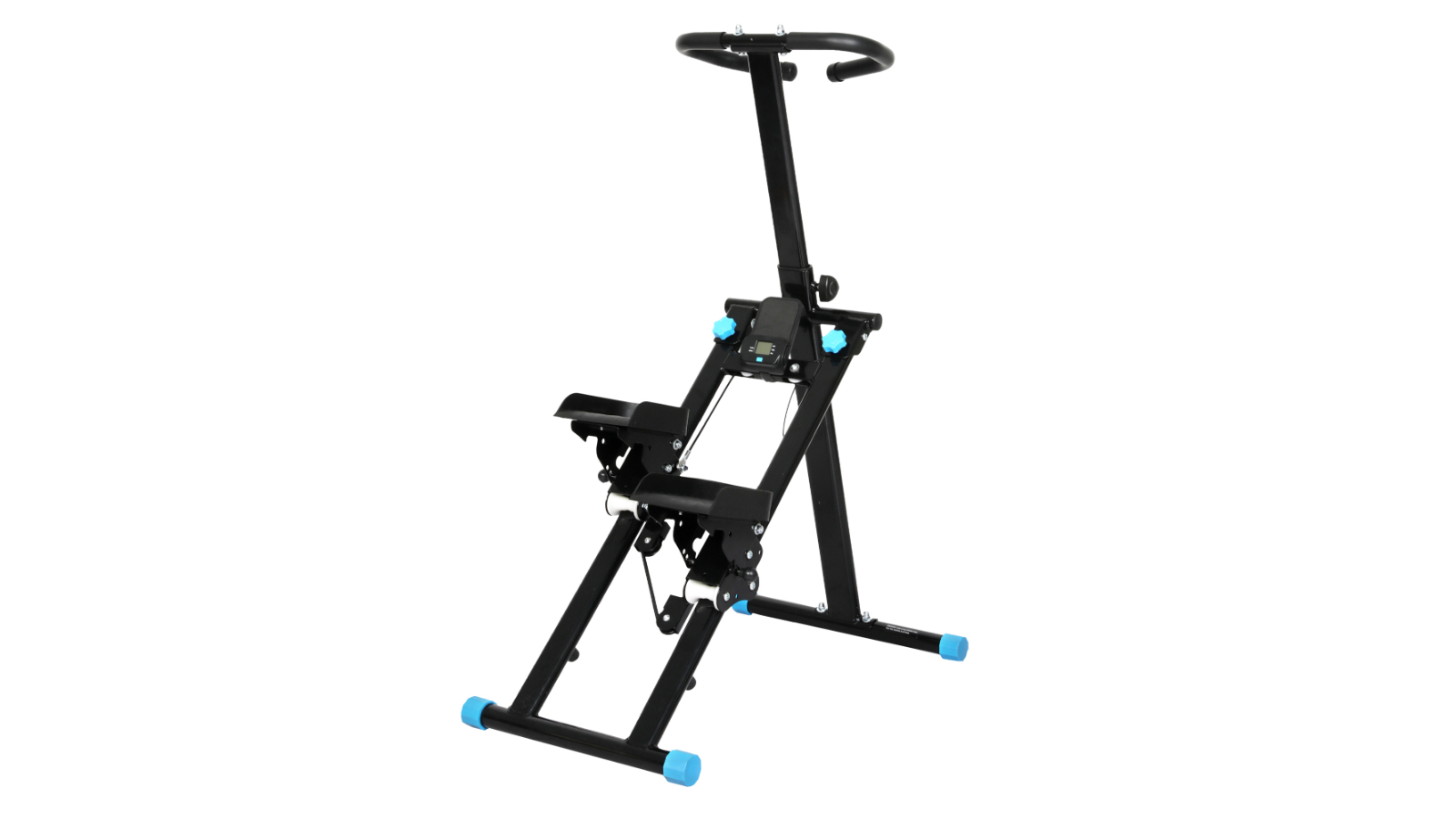 Centra Vertical Climber Stepper for Home Gym Exercise with LED Display - Black
