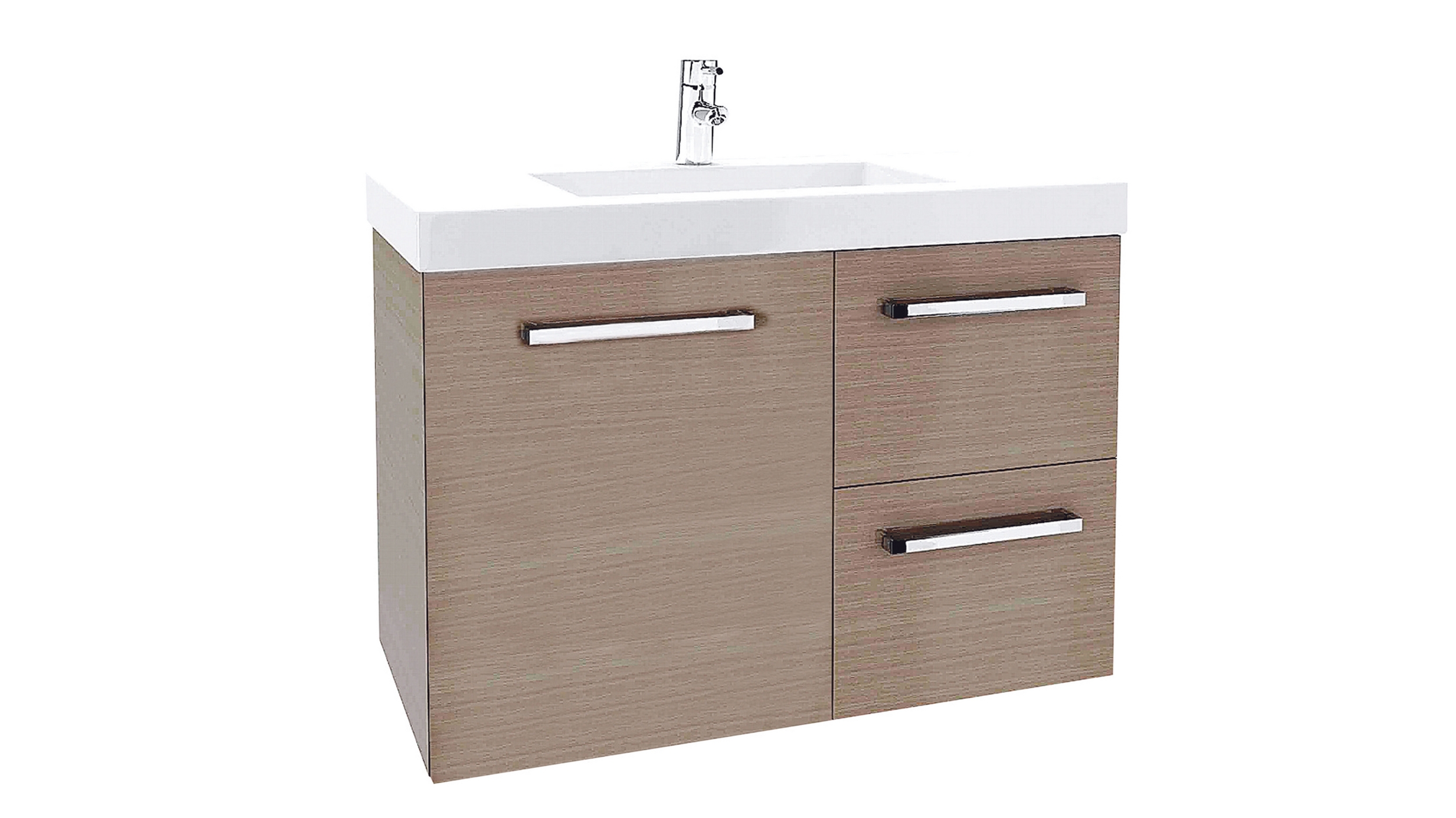 Timberline Eloura 900mm WallHung Vanity with Centre Bowl 70mm Grand