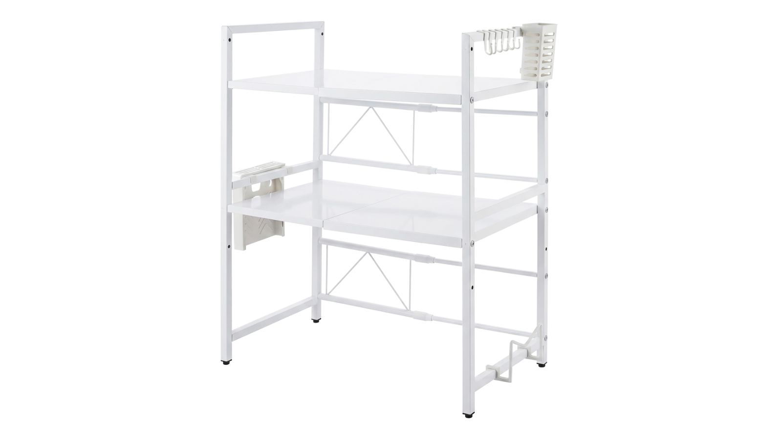 Toque 3-Tier Microwave Shelf Adjustable Oven Storage Rack Stand