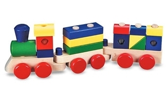 Melissa and Doug Wooden Stacking Train
