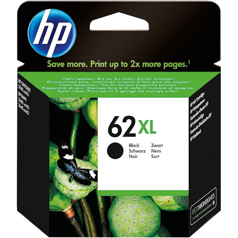 HP 62 XL High Yield Original Ink Cartridge Instant Ink Compatible - Black