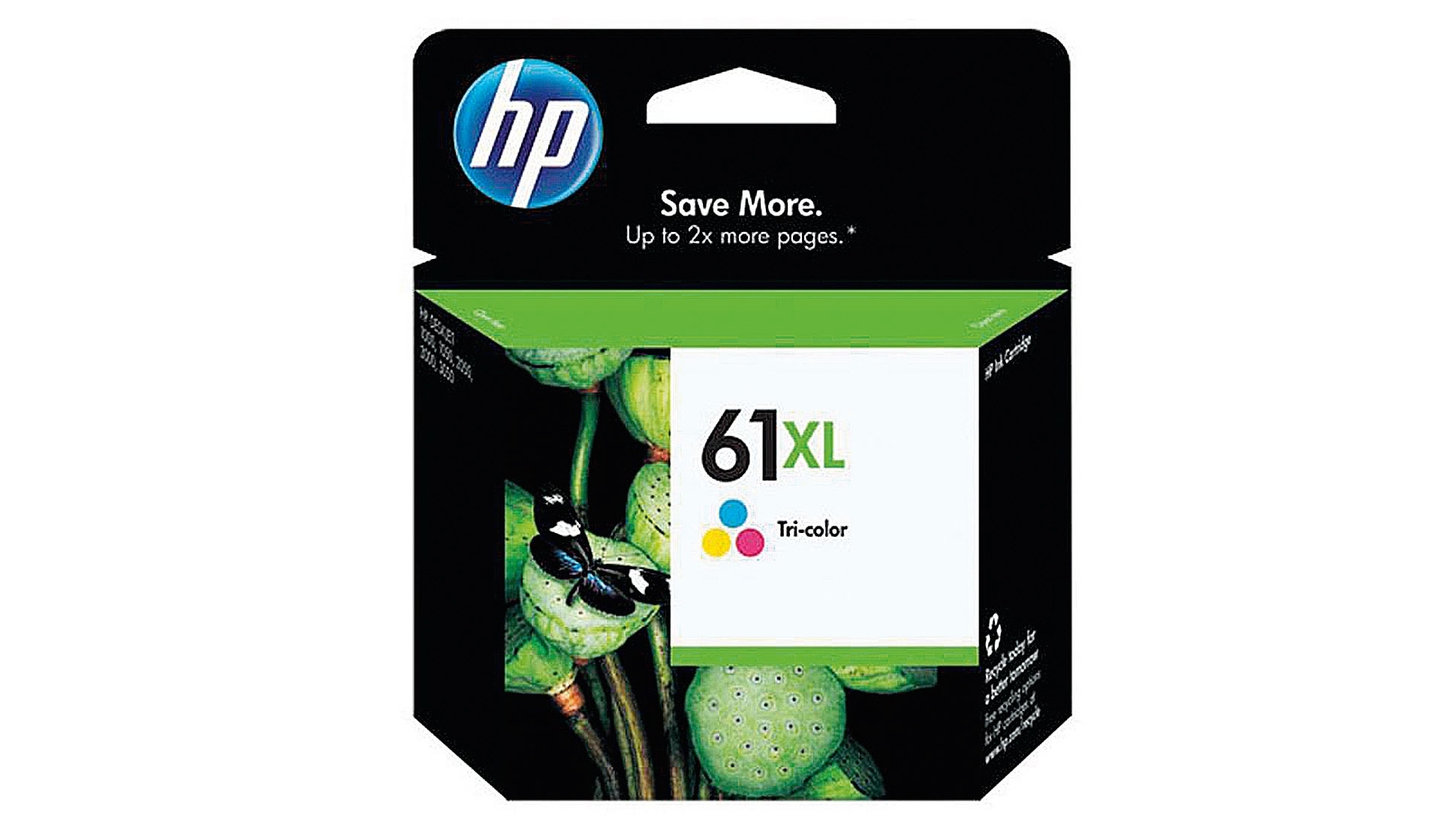 HP 61 XL High Yield Tri-Colour Original Ink Cartridge Instant Ink Compatible