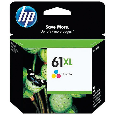 HP 61 XL High Yield Tri-Colour Original Ink Cartridge Instant Ink Compatible