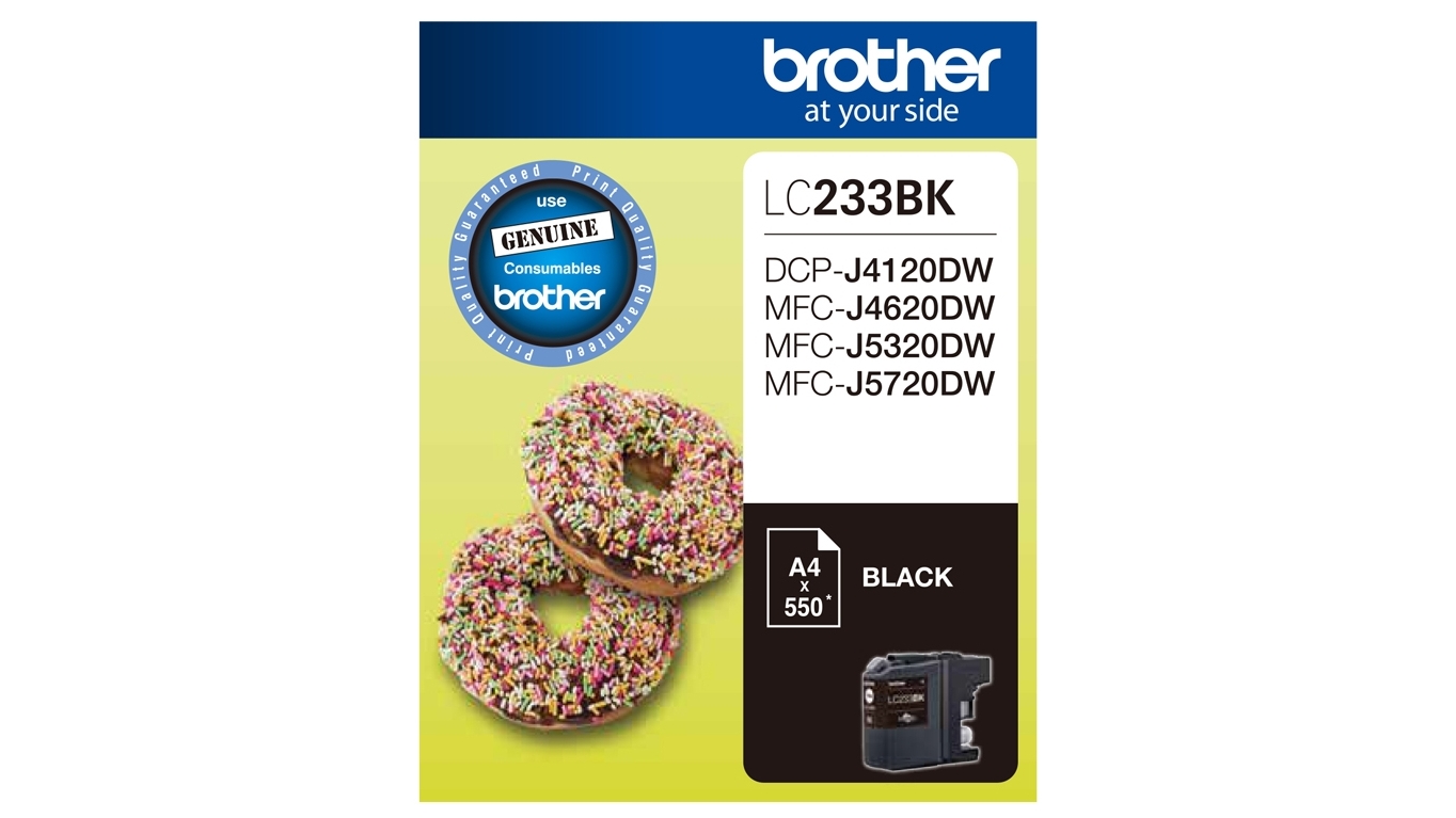 Brother LC233BK Ink Cartridge - Black