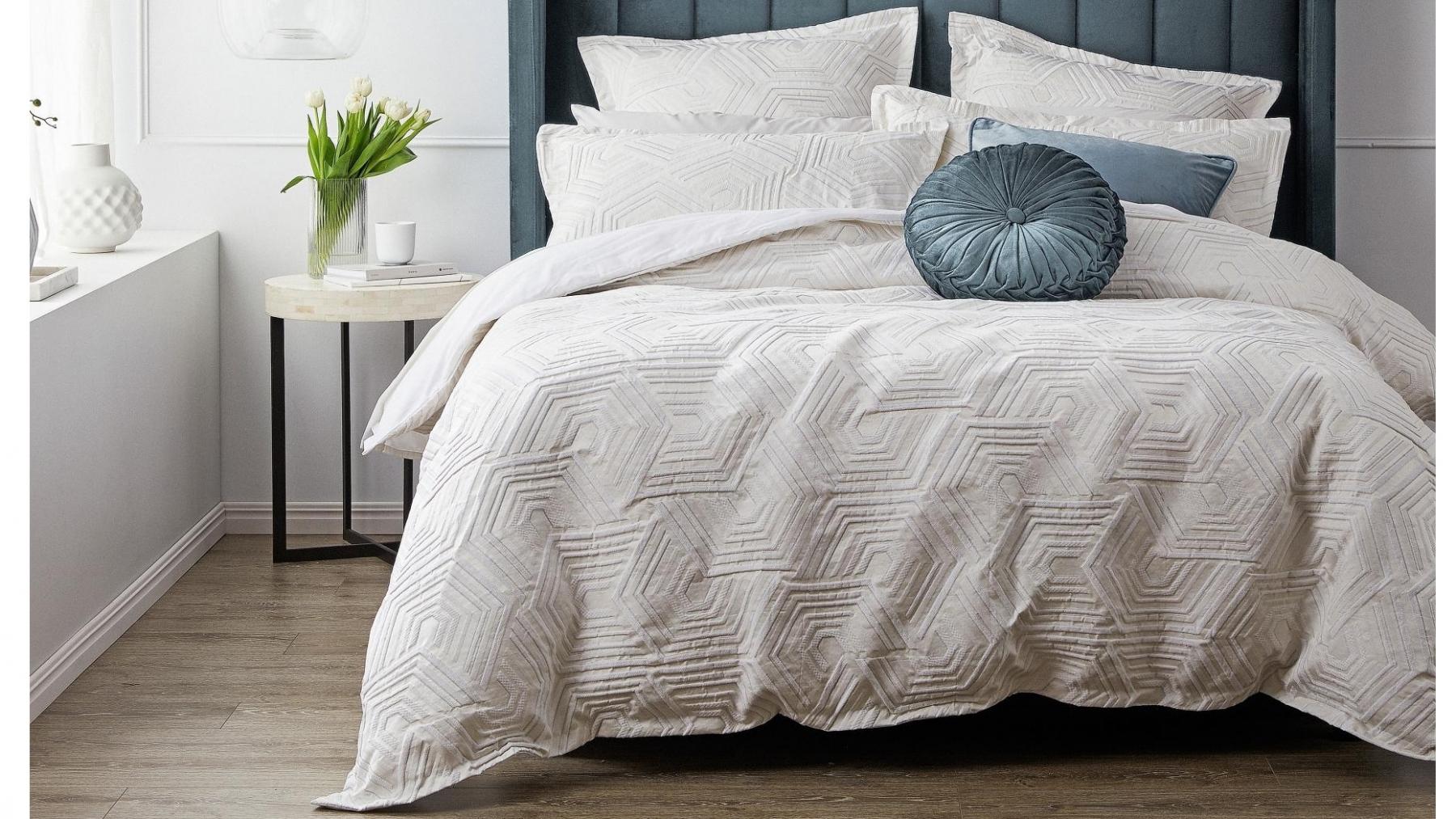 Bree Silver Quilt Cover Set 