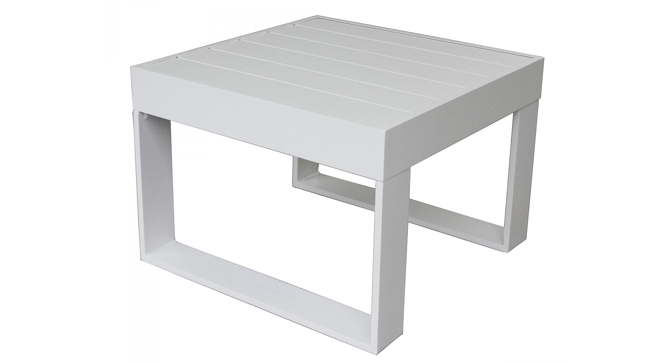Burano Outdoor Side Table - White
