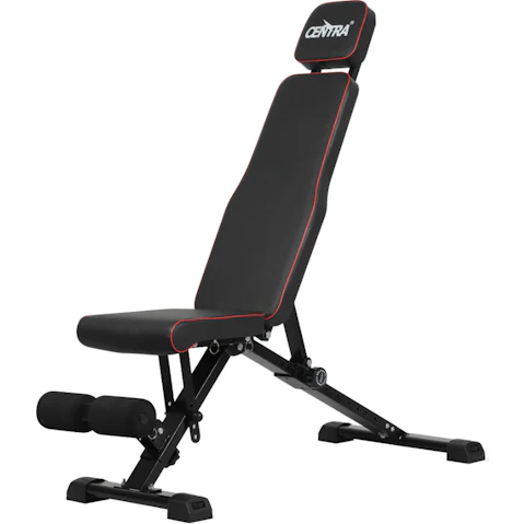 Centra Adjustable Weight Bench with Extended Head Support