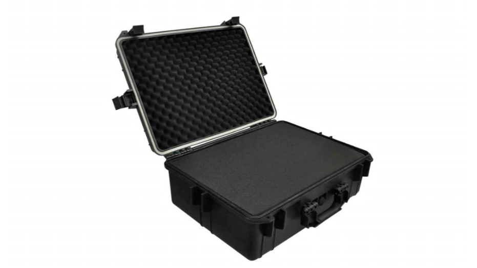 vidaXL 35 Litre Capacity Transport Hard-Case with Foam - Black