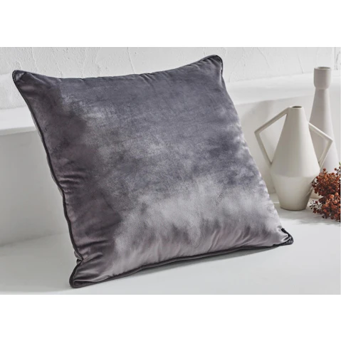 L'Avenue Velvet Charcoal European Pillowcase