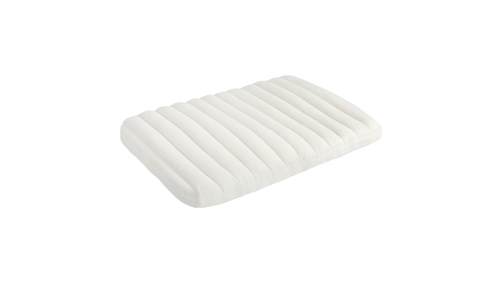PaWz White Orthopedic Dog Bed with Removable Cover - Large