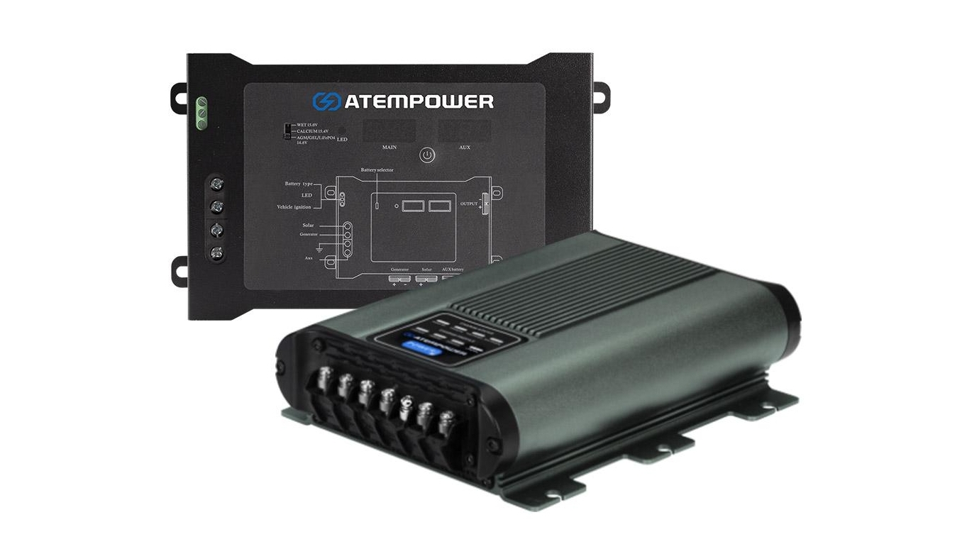  ATEM POWER 12V 20A DC to DC Dual Battery Charger