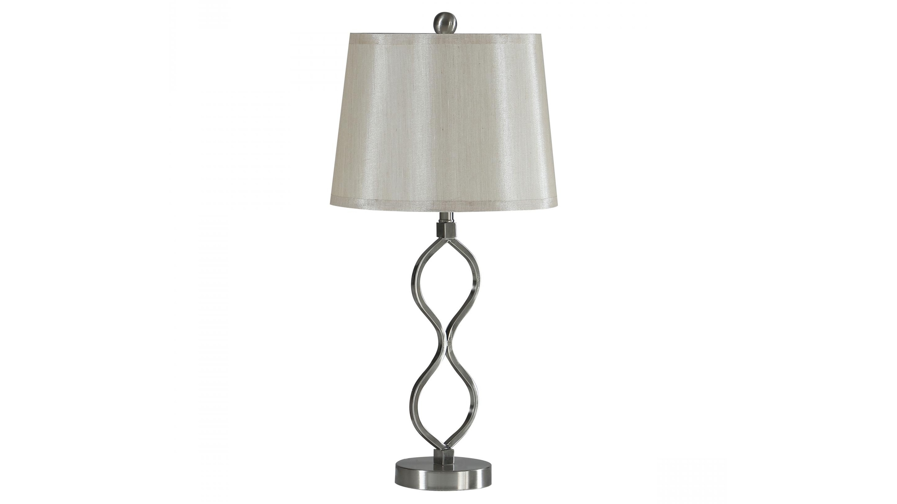 Connecticut Silver Table Lamp
