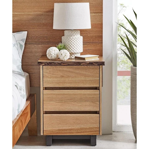 Bonadiesi 3-Drawer Bedside Table