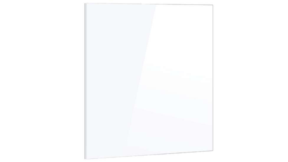 Serrano Toughened White Glass Kitchen Splashback
