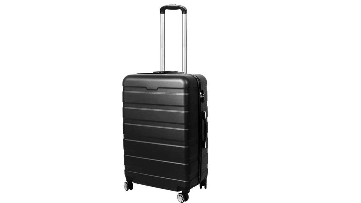 Slimbridge 24inch Lock Hard Shell Luggage Suitcase Black Harvey Norman