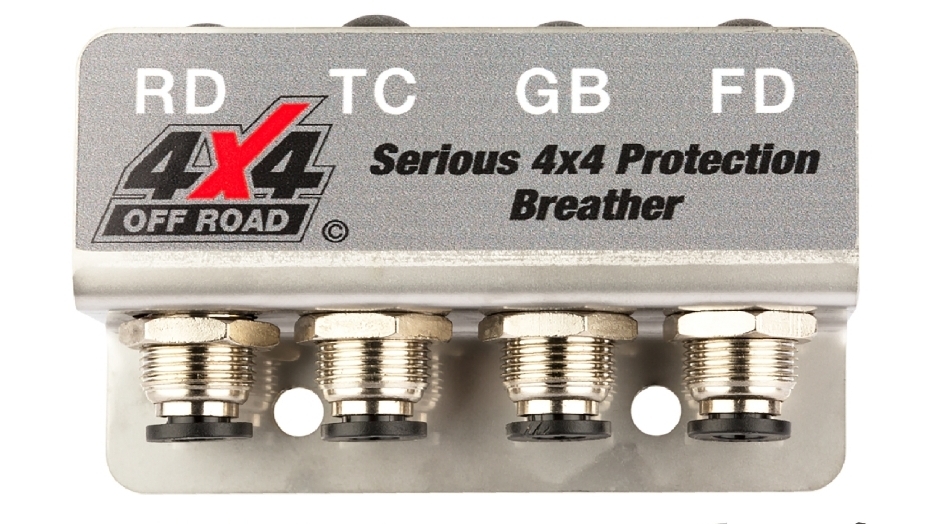 DMA 4x4 Diff Breather Kit 4 Port for Toyota Hilux 3.0L Kun16 Kun26