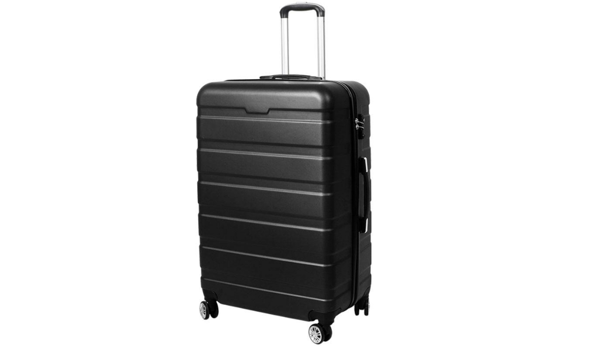Slimbridge 28inch Lock Hard Shell Luggage Suitcase Dark Grey Harvey