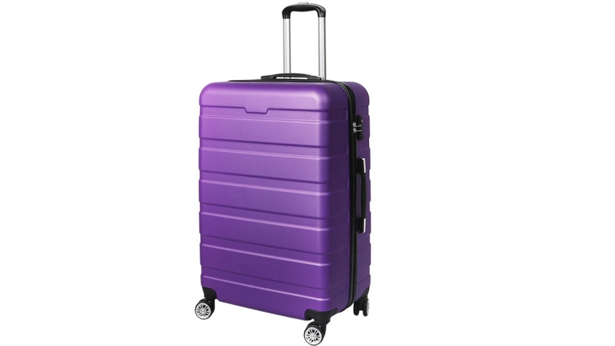 Slimbridge 28inch Lock Hard Shell Luggage Suitcase Purple Harvey Norman