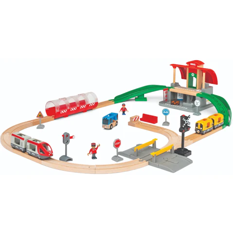 BRIO Central Station Set - 37 Piece