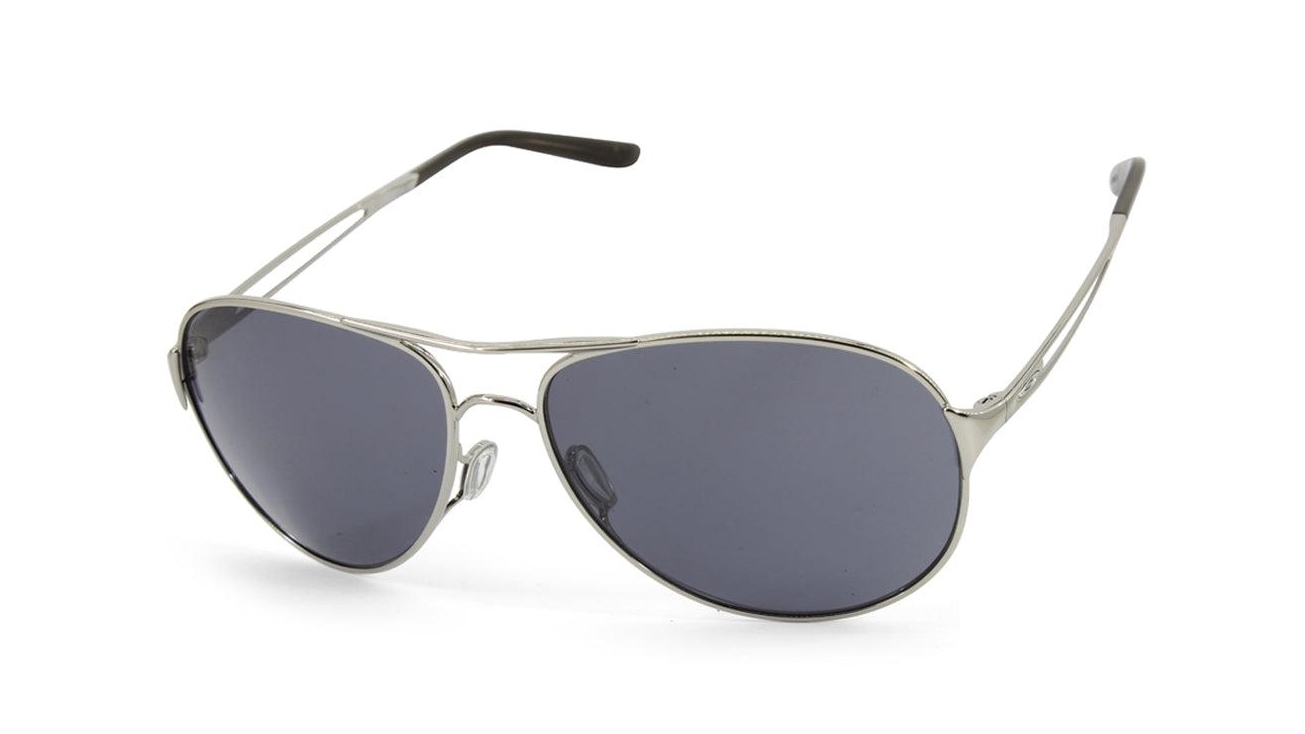 Oakley Caveat OO4054-02 Womens Polished Sunglasses -  Chrome/Gray