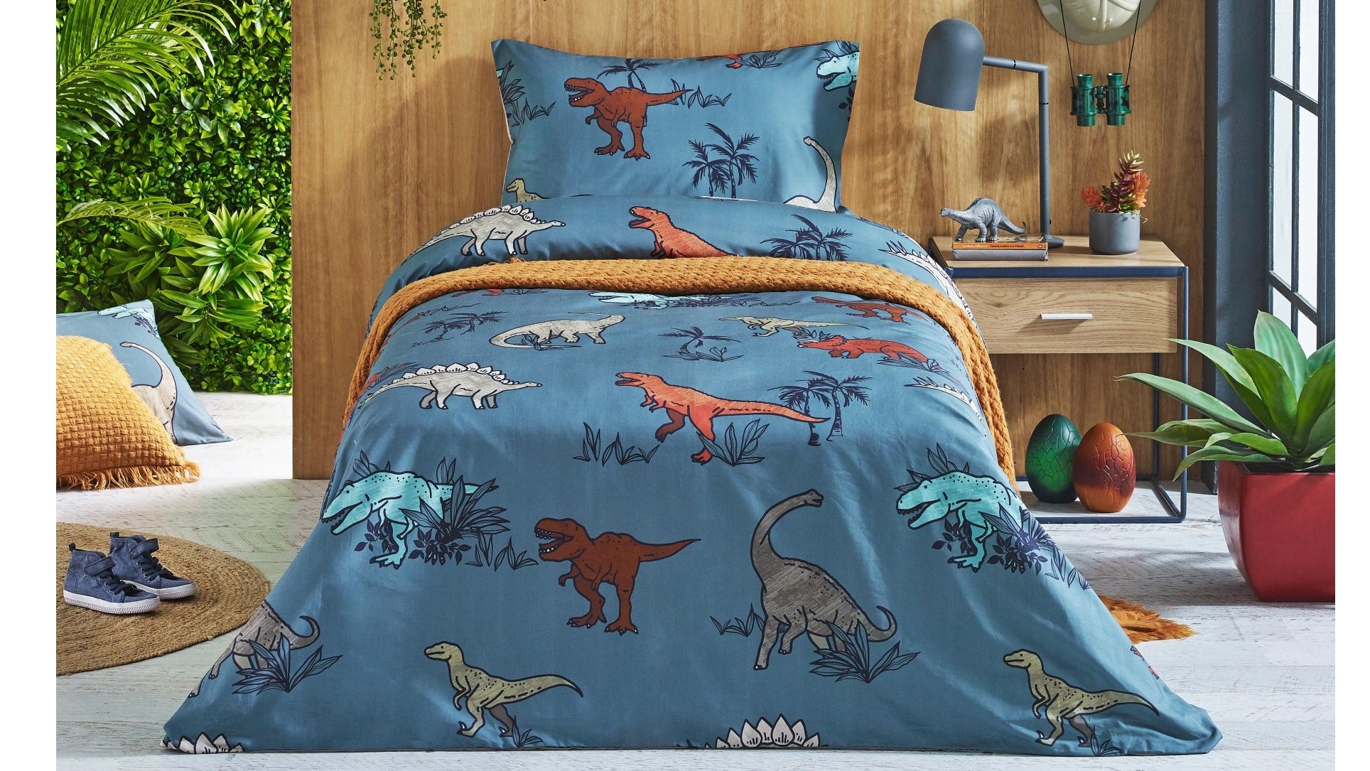Prehistoric Park Quilt Cover Set - Single