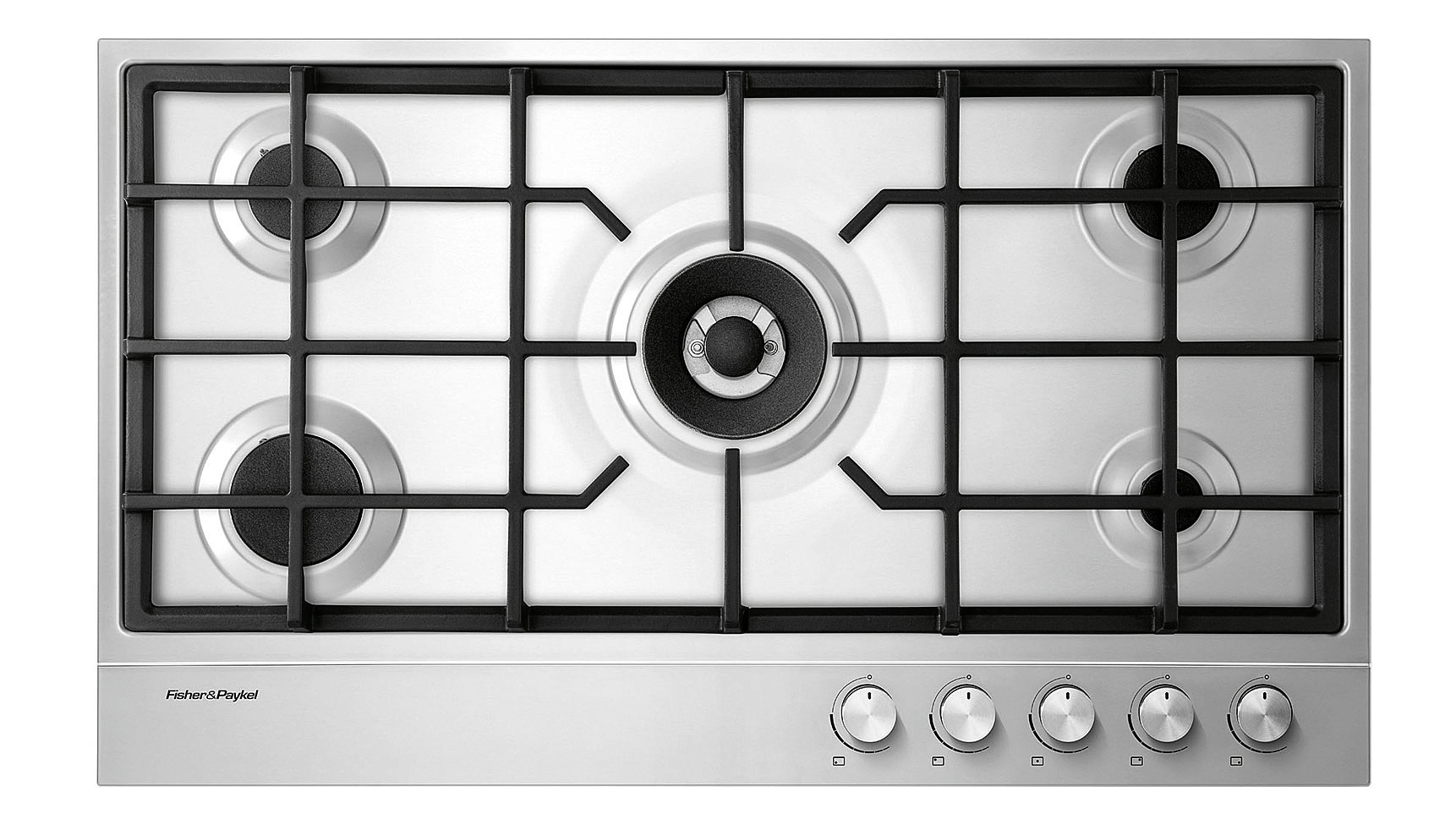 Fisher & Paykel 90cm Series 7 5 Burner Gas Cooktop Natural Gas - Stainless Steel