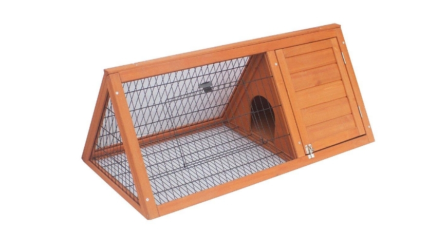 Little Buddies Wooden Rabbit Hutch - 98cm