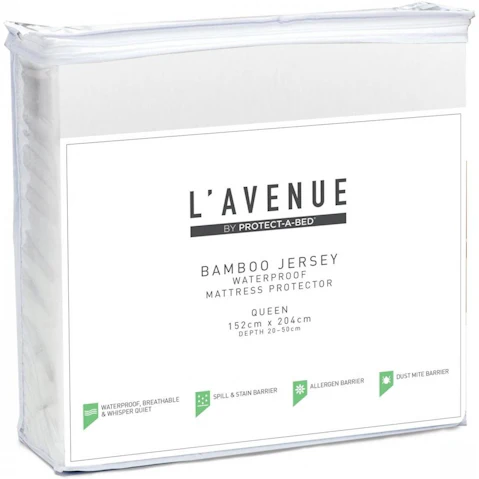 L'Avenue Bamboo Jersey Mattress Protector