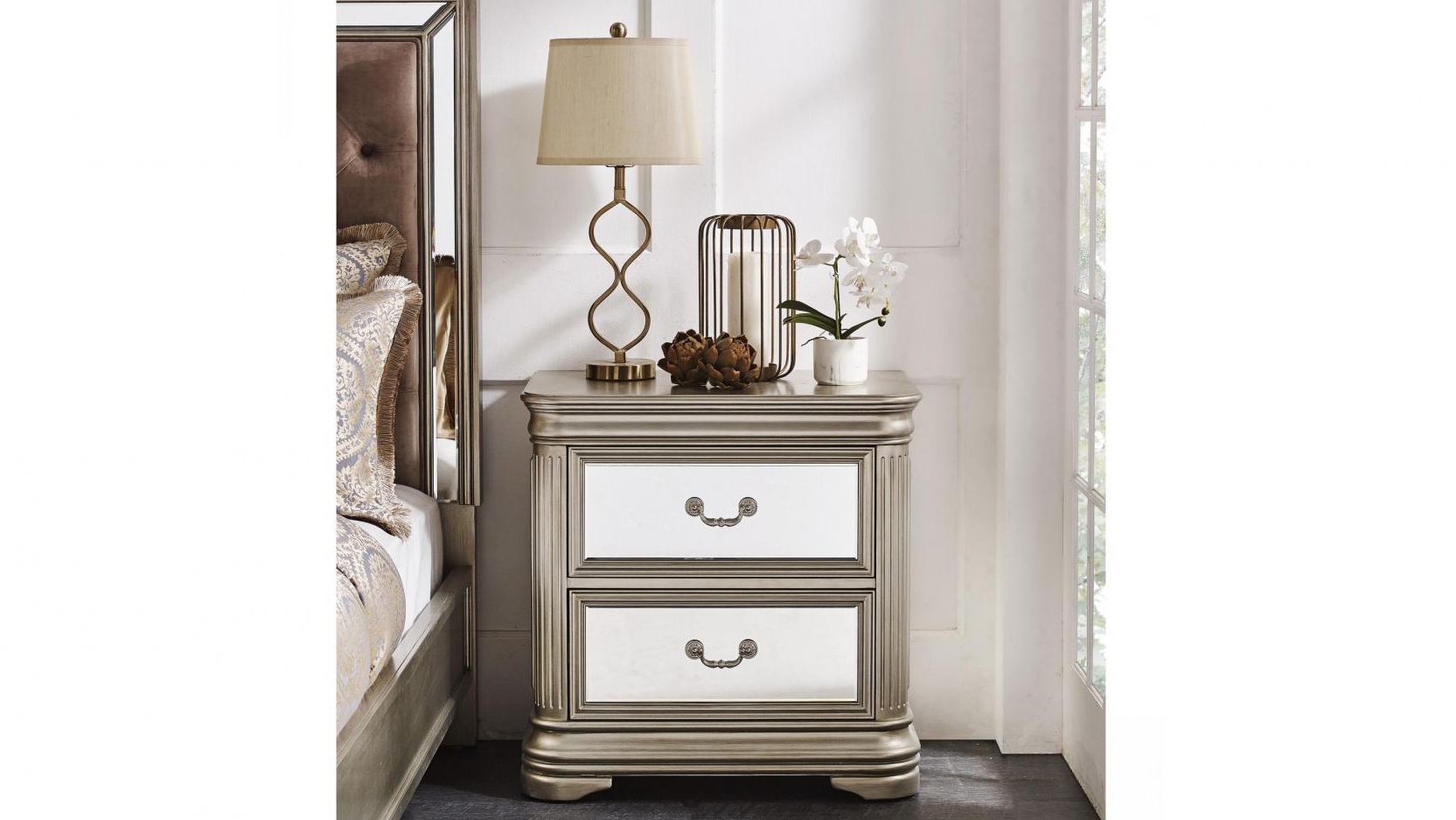 Jessica MK2 2-Drawer Bedside Table