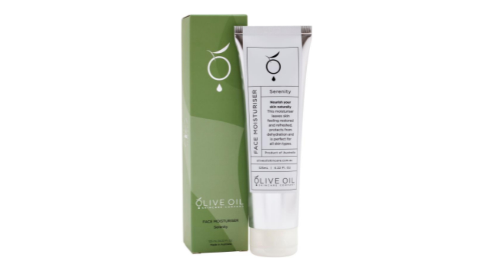 Olive Oil Skin Care Company Face Moisturiser Serenity 125ml Harvey