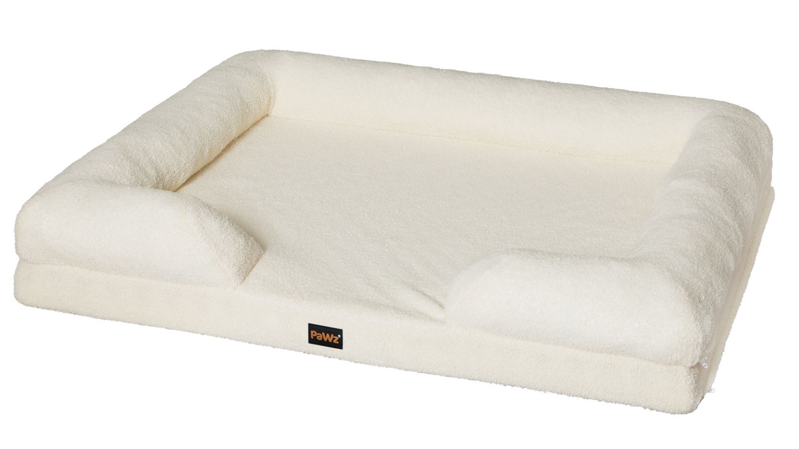 PaWz White Memory Foam Pet Sofa Bed - Large