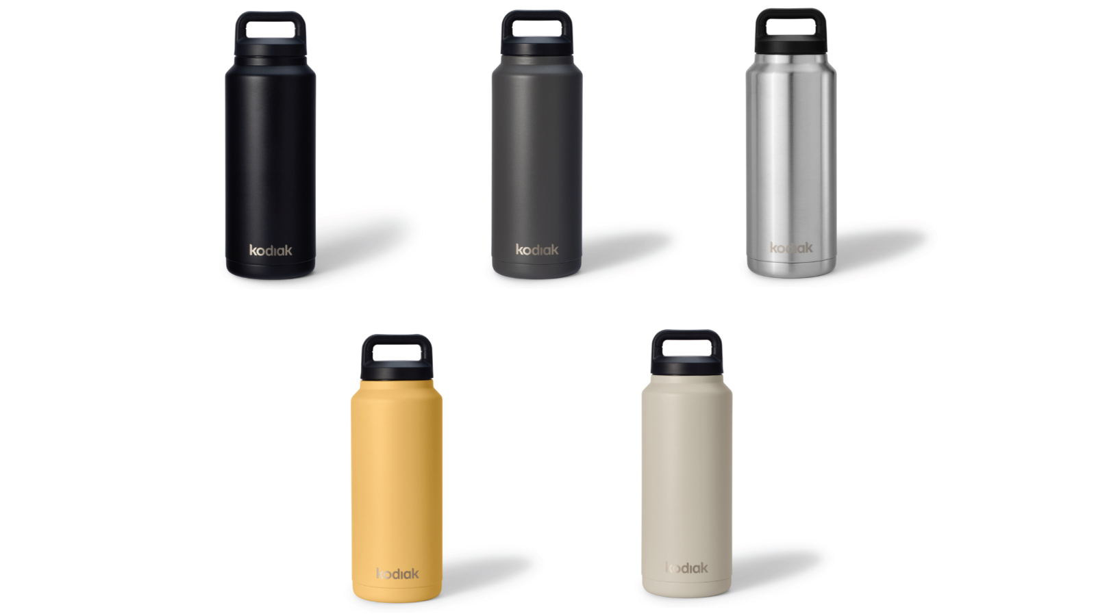 Kodiak 40oz Leakproof Cascade Insulated Bottle with Carry Loop Cap