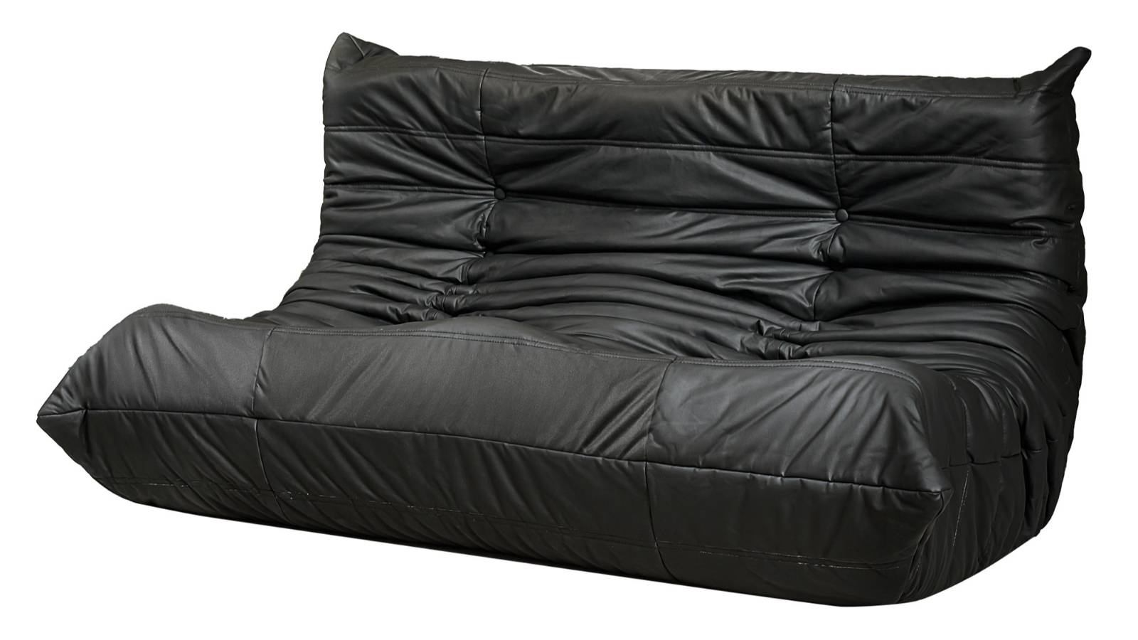 Levede 2-Seater Loveseat Recliner Floor Sofa - Black