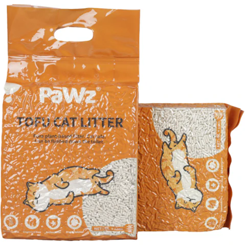 Pawz 2.5kg Super Absorbent Natural Flushable Tofu Cat Litter