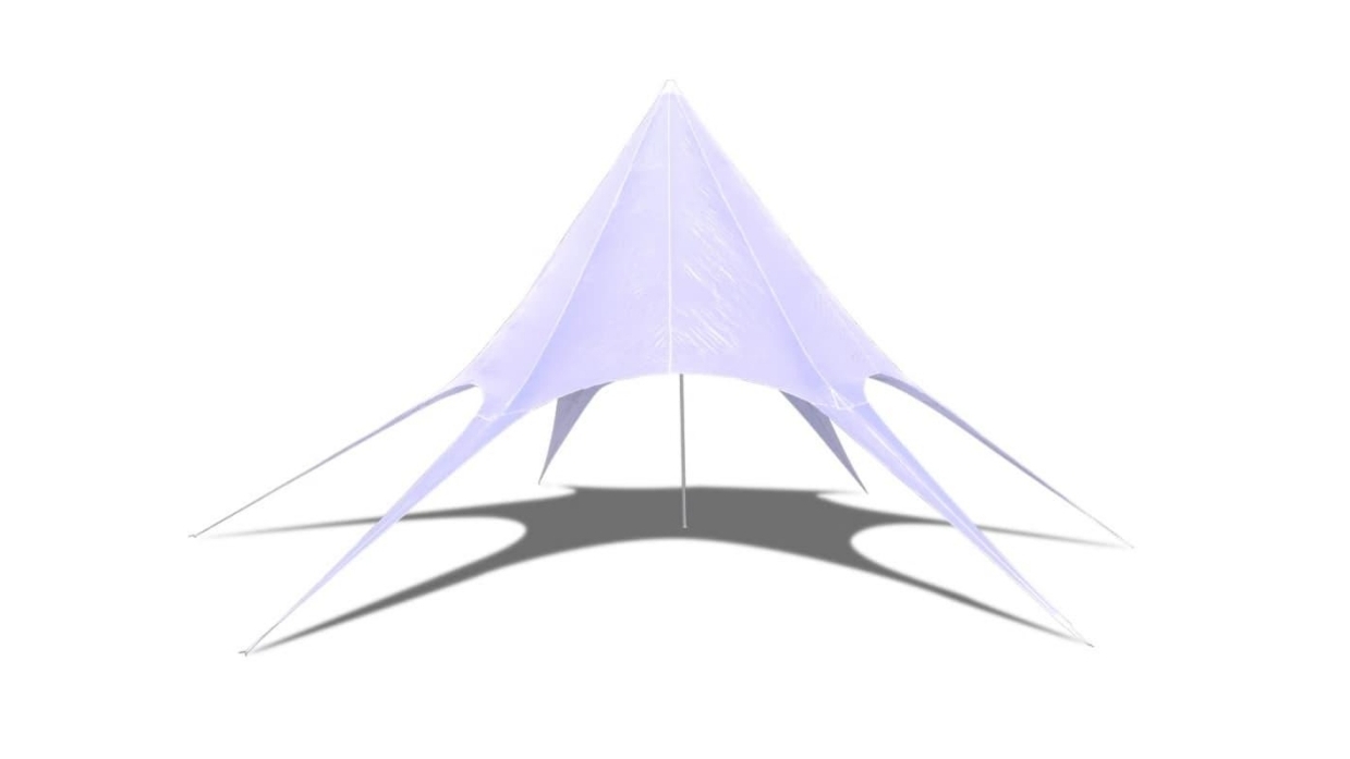 vidaXL Hexagon Star Garden Pavilion Gazebo - 10 Metre