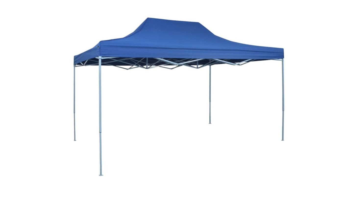 vidaXL 3 x 4.5 Metre Foldable Tent Pop-Up - Blue